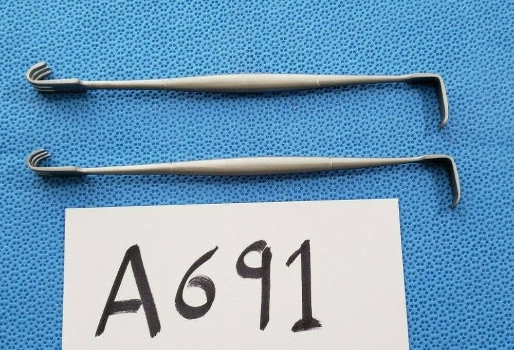 2 Pcs Senn Miller Double Ended Retractor 6-1/4" Blunt