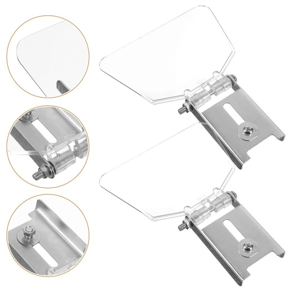 2PCS Bench Eye Eye Shield Replacement Stainless Steel Grinders Eyeshield Kit 。