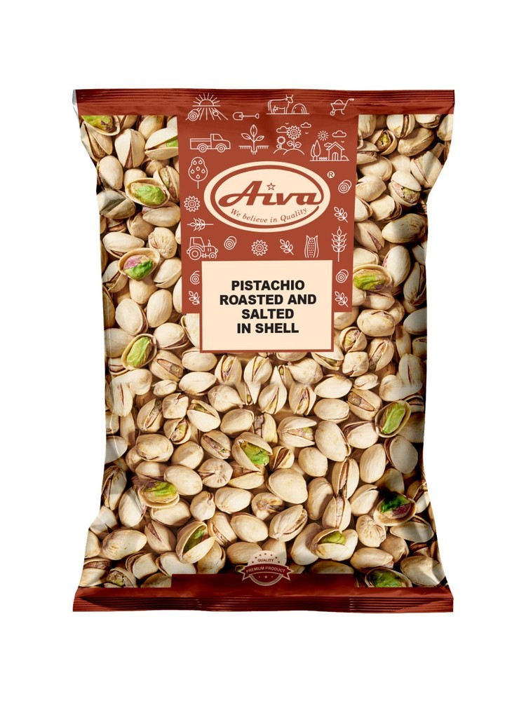 Aiva Pistachios Roasted & Salted In Shell 2 LB