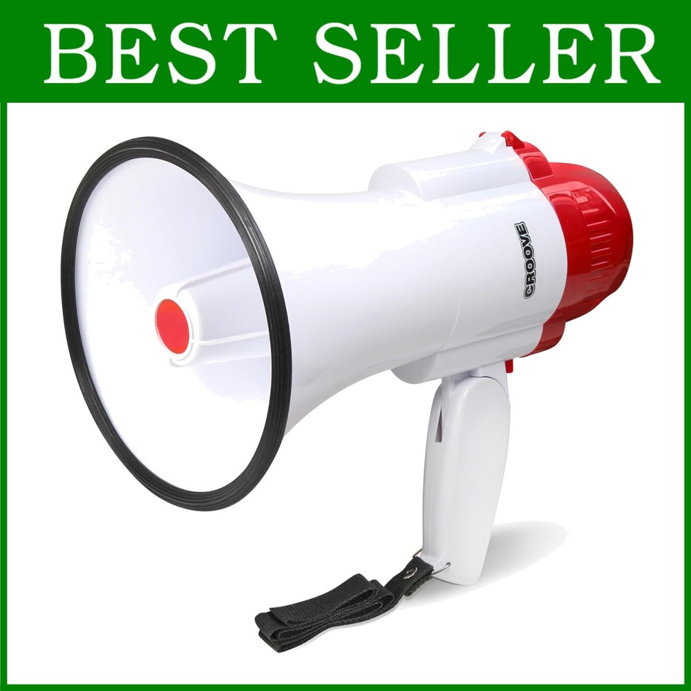 Compact 800 Yard Range Mini Bull Horn Speaker