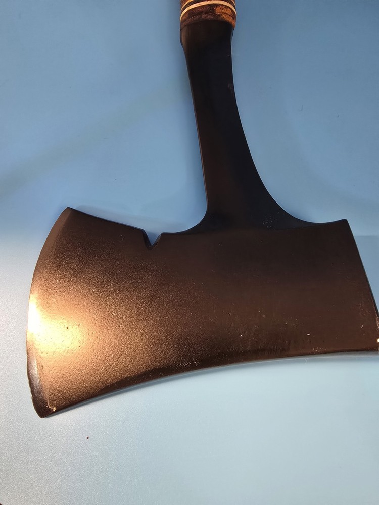 Vtg Eatwig Hatchet axe with Wrapped Leather Handle