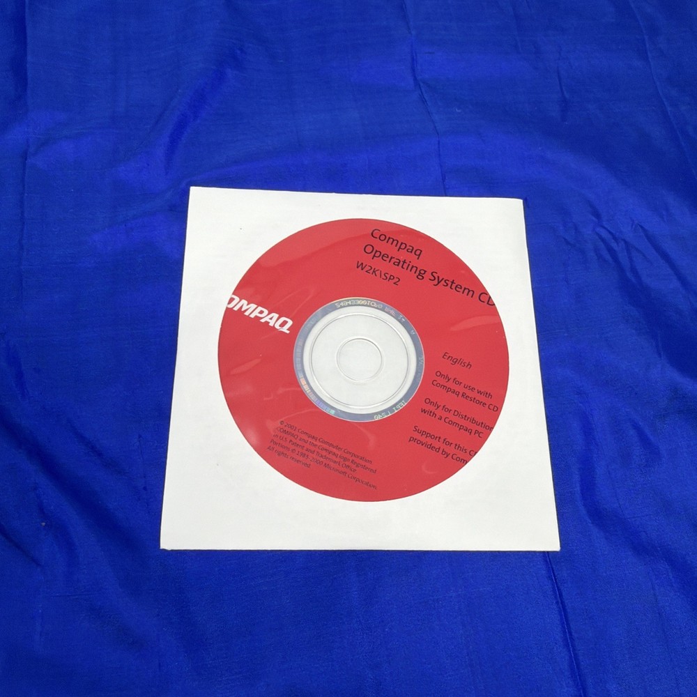 Compaq W2K/SP2 Operating System CD English