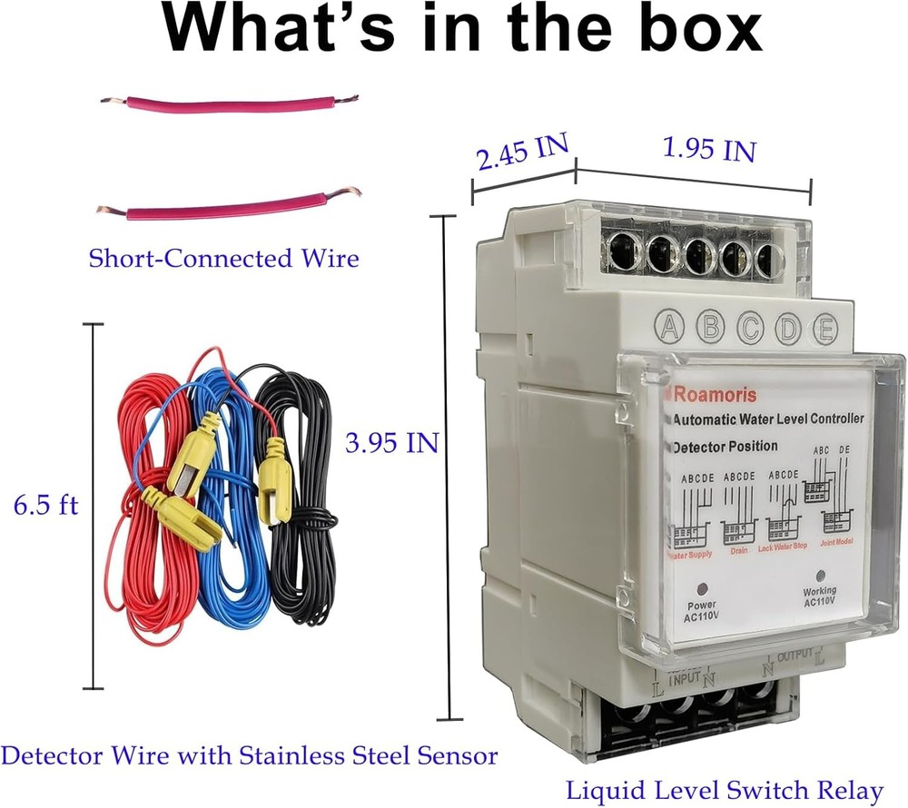 Automatic Water Level Controller,Liquid Level Sensor