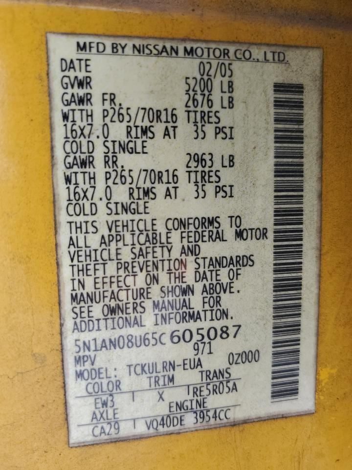 Console Front Floor King Cab Fits 05-14 FRONTIER 4729840