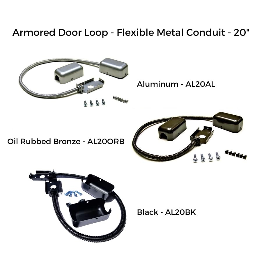 Armored Loop Power Transfer | Electrified Commercial Exit Doors | Aluminum