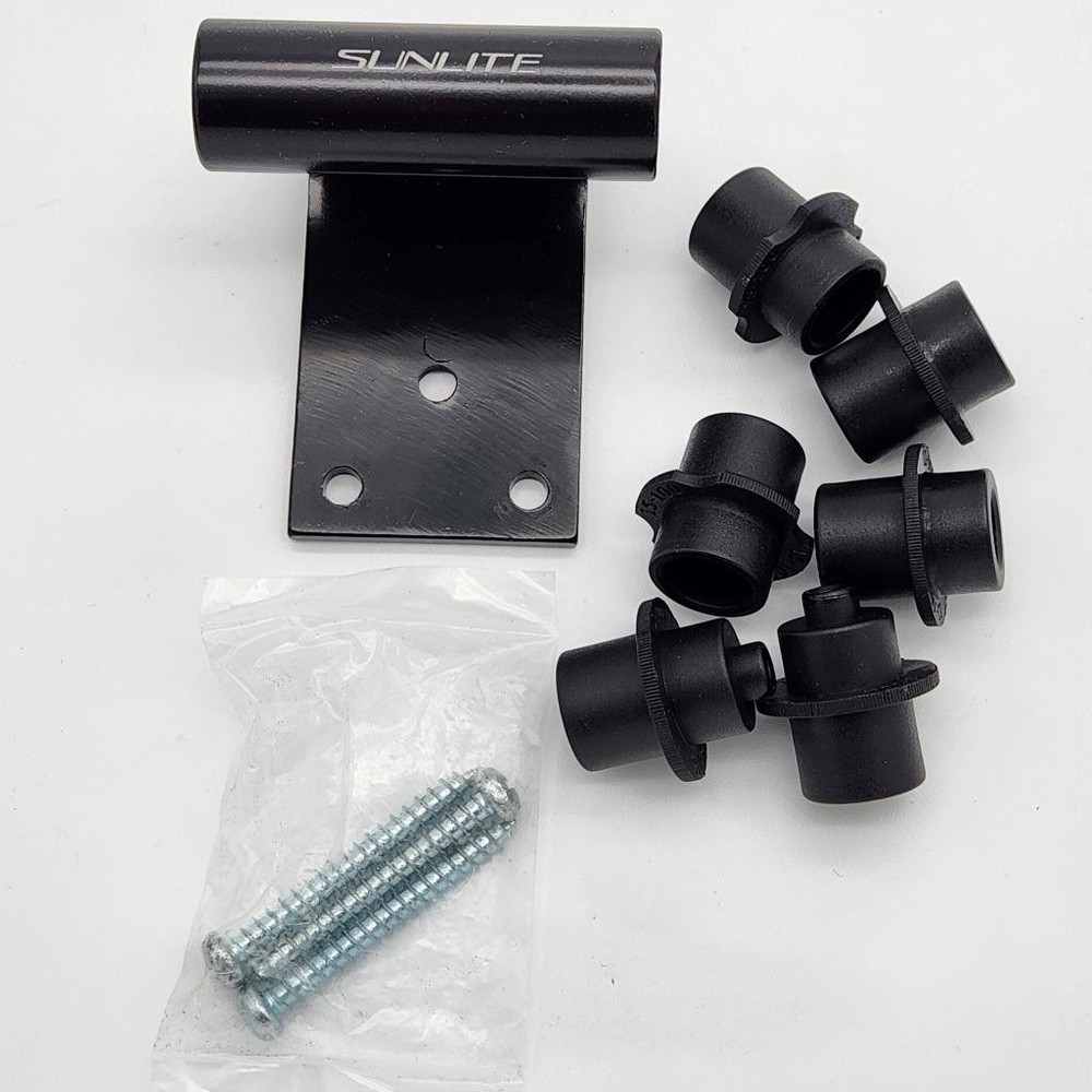 Sunlite Bicycle Block Fork Mount QR 12mm 15mm Black OPEN PACKAGE