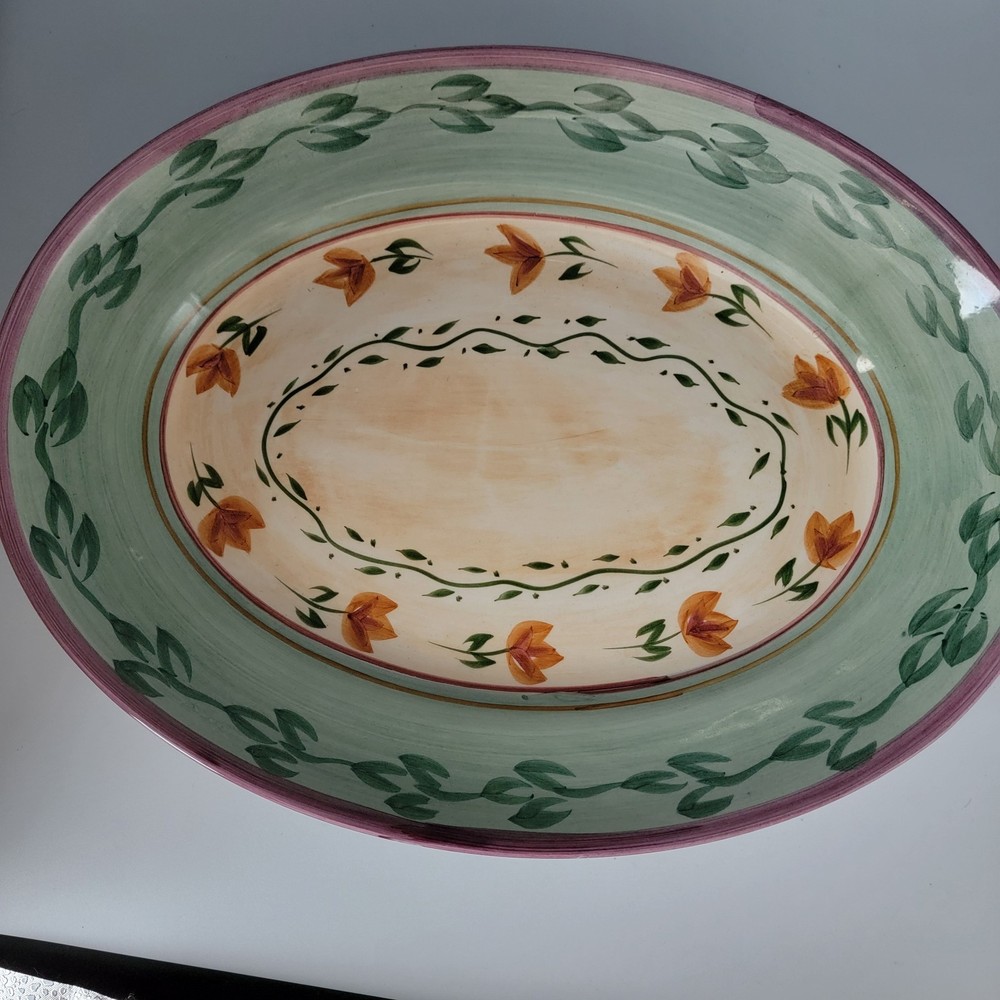 Culinary Arts STUDIO Collection Oval Serving Platter EC 14.5"
