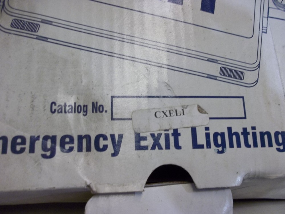 NIB BROOKS CXEL1 EMERGENCY EXIT SIGN LIGHT FIXTURE (806)