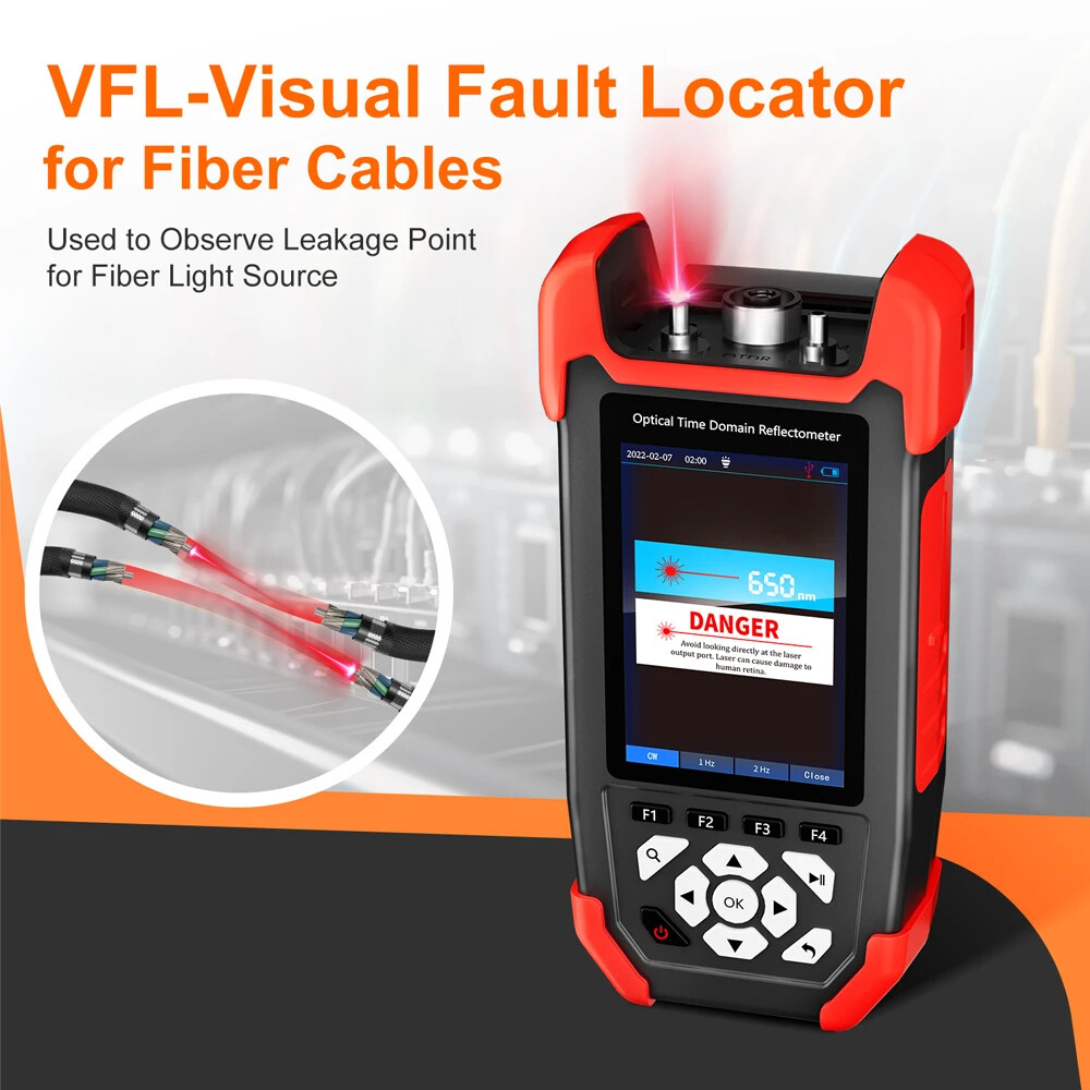 Fiber Optic Tester Tool Optical Power Meter Optical Fiber Light Source FC SC