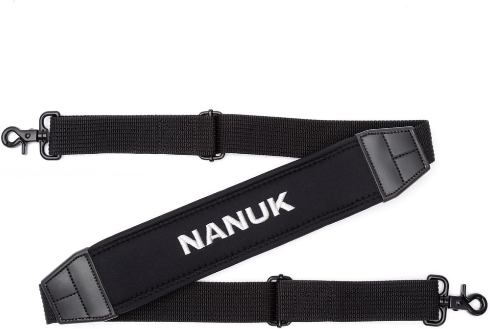 Neoprene Adjustable Shoulder Strap with Closed AirCell Cushioning (Black)