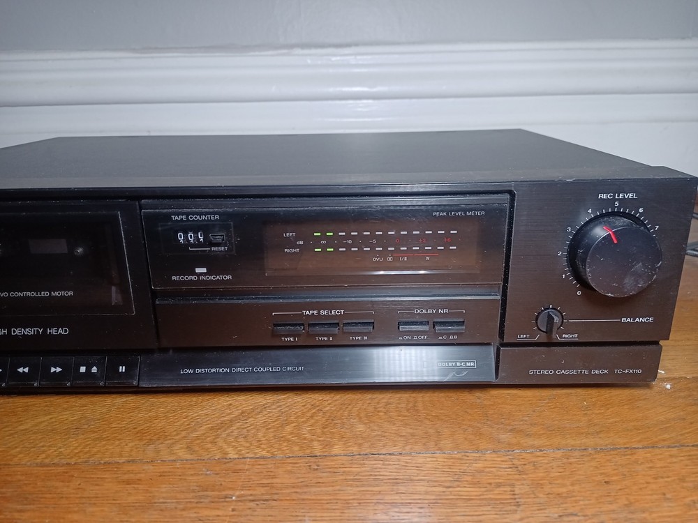 Sony TC-FX110 Stereo Cassette Deck