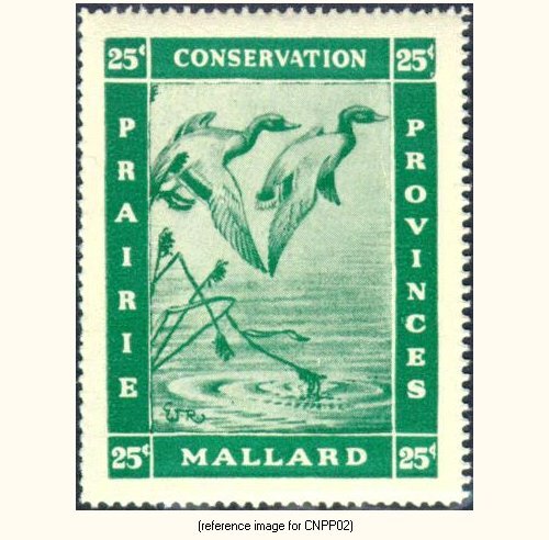 D2K Canada 1942 $.25 Habitat Stamp (green)