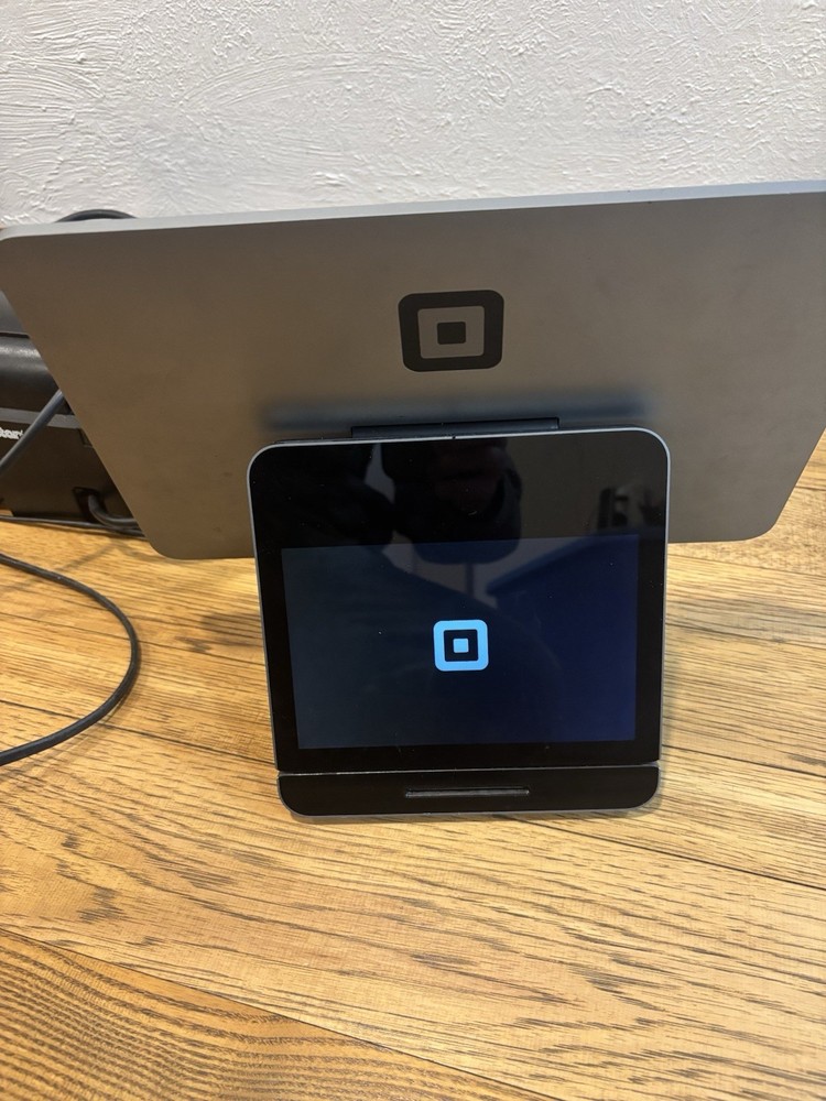 Square Register POS System - Black With Cords Tested!