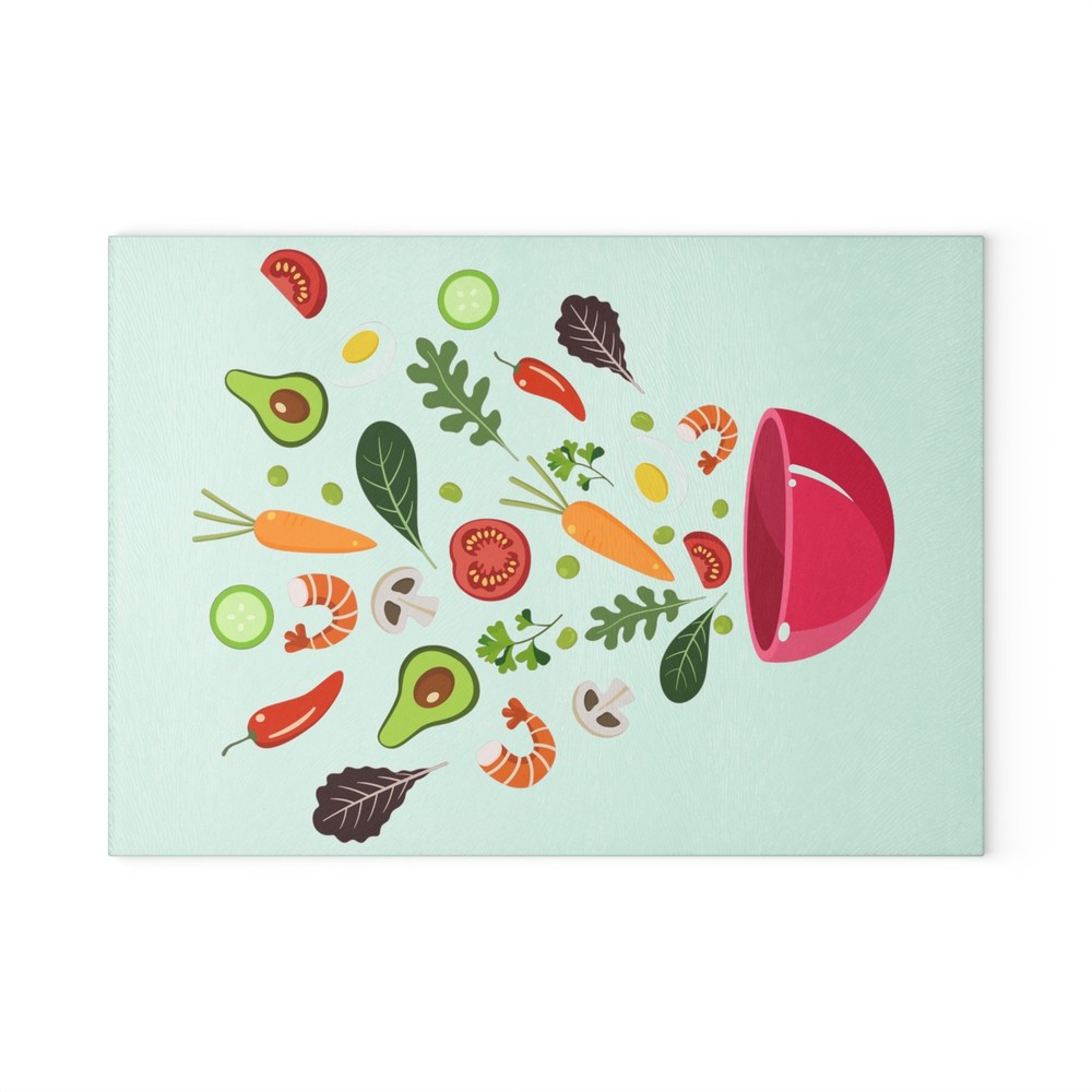 Colorful Glass Cutting Board