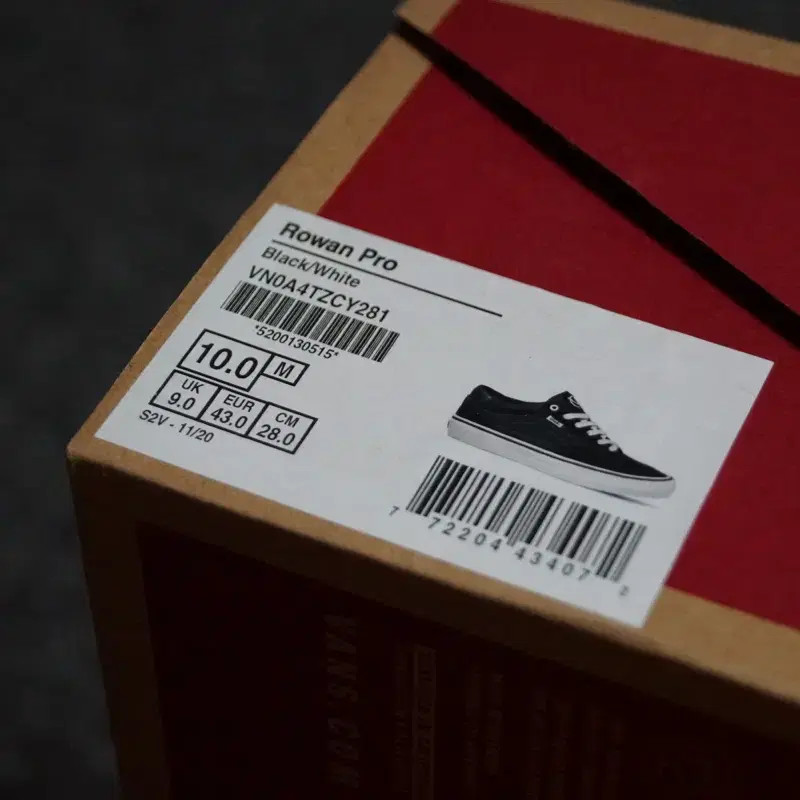 Vans Rowan Pro Black White 2020 Sneakers