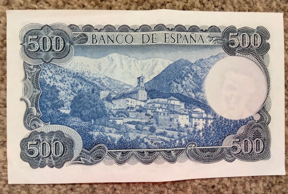 Spain 500 Pesetas 1971 P-153a  EF+