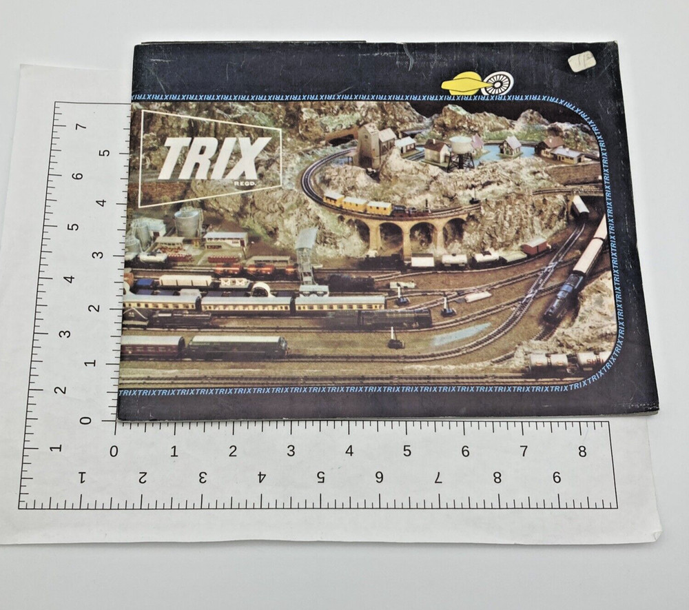 Trix Model Train Railroad Catalog 1960's Includes Pricelist