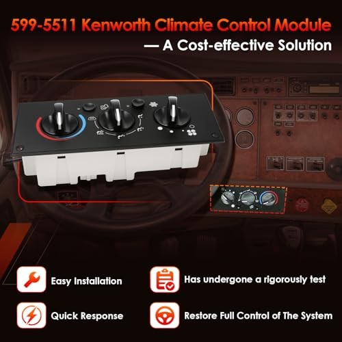 599-5511 Climate Control Module, Heavy Duty A/C Plate Air Conditioning Switch