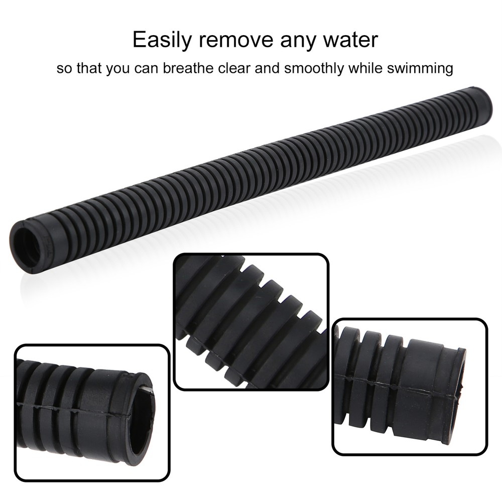 Flexible Rubber Diving Corrugated Hose For BCD Airway Diving Accessory HID