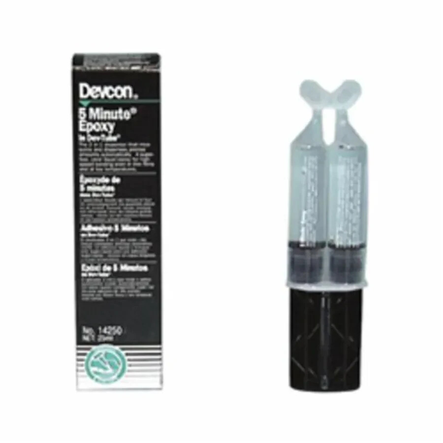 DEVCON 14250 Epoxy Adhesive,Syringe,1:1 Mix Ratio