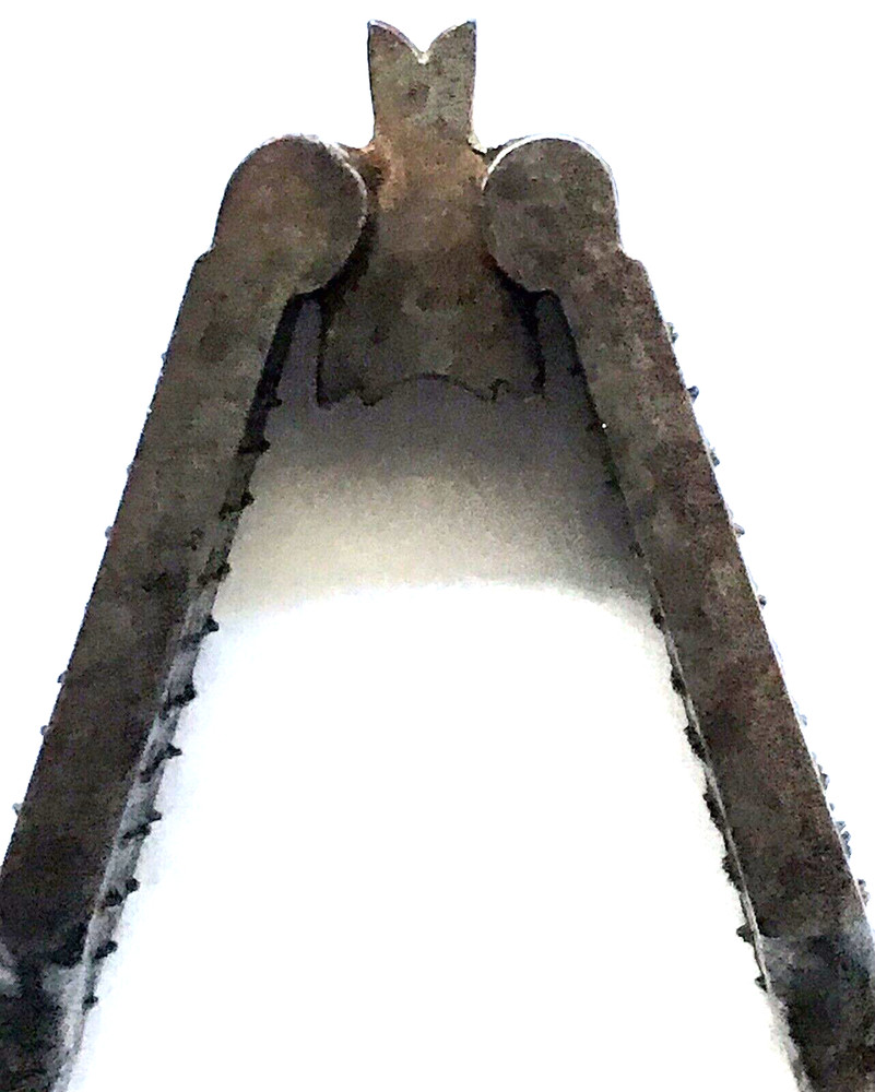 VINTAGE NUTCRACKER Double Sided and Hinged REVERSIBLE LARGE & SMALL