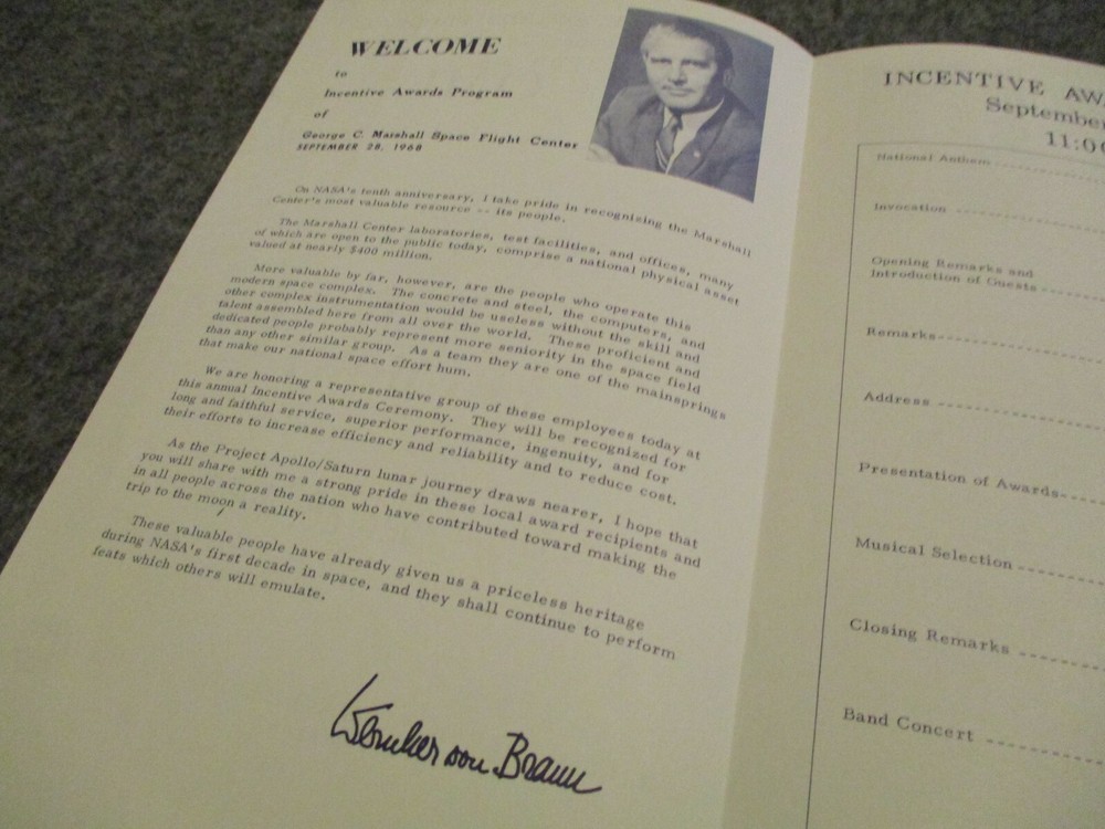 1968 NASA LOT MSFC 10TH ANNIV ASTRIONICS & MFG ENGINEERING LABORATORY PROGRAMS
