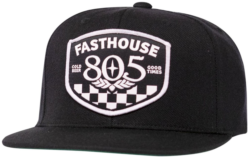 Fasthouse 805 Pitstop Snapback Hat Black