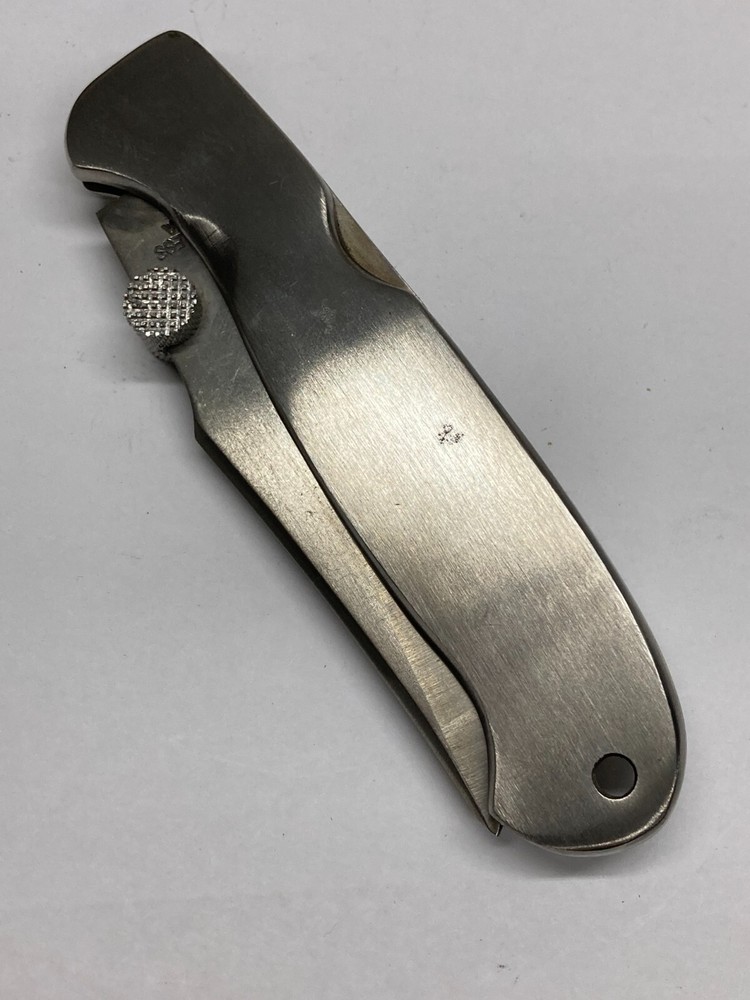 Stainless Steel Folding Lockback Knife with Plain Blade NK9218-50C
