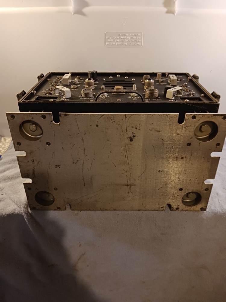 COLLINS MODEL MBF RECEIVER & TRANSMITTER NAVY RADIO #43