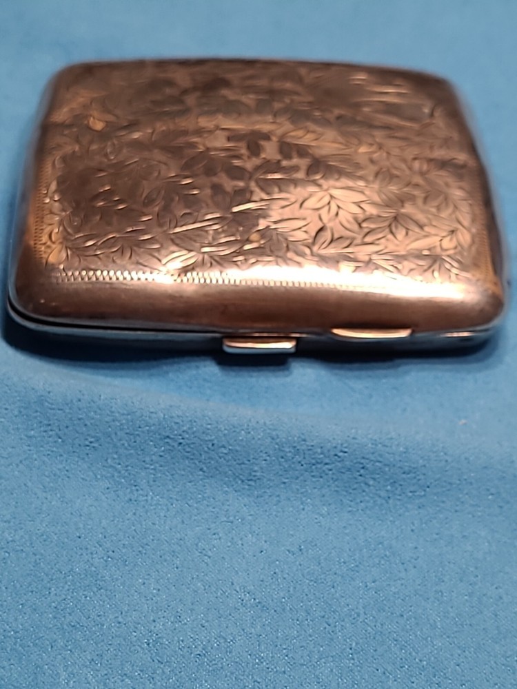 Silver Cigarette Case, 1924 , E J Trevitt & Sons , Chester