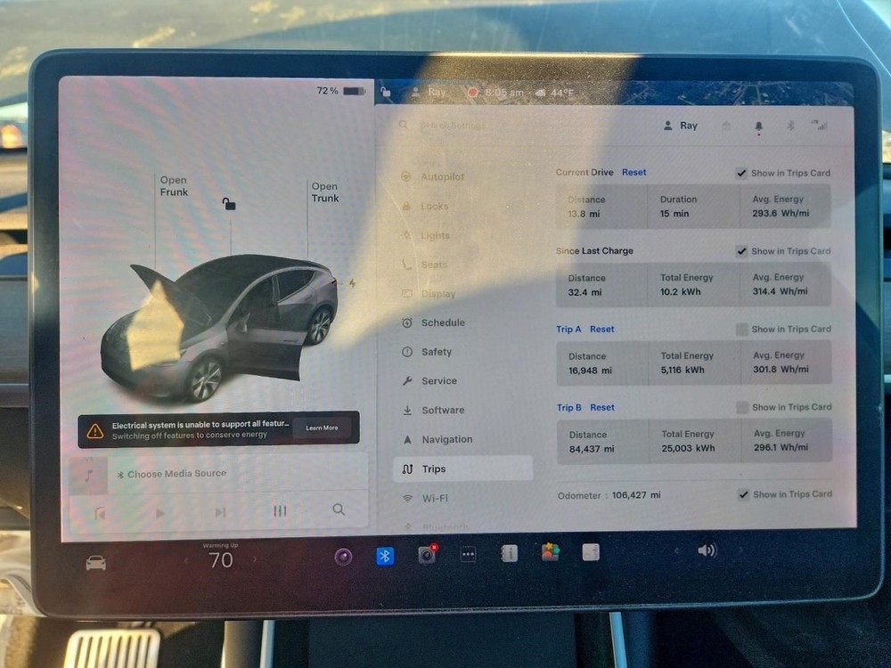 TESLA Y 2021 Camera/Projector 368057