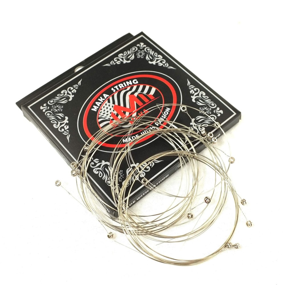 20-Pack Single Electric Guitar Strings Bulk Electric_Medium(.011), Silver