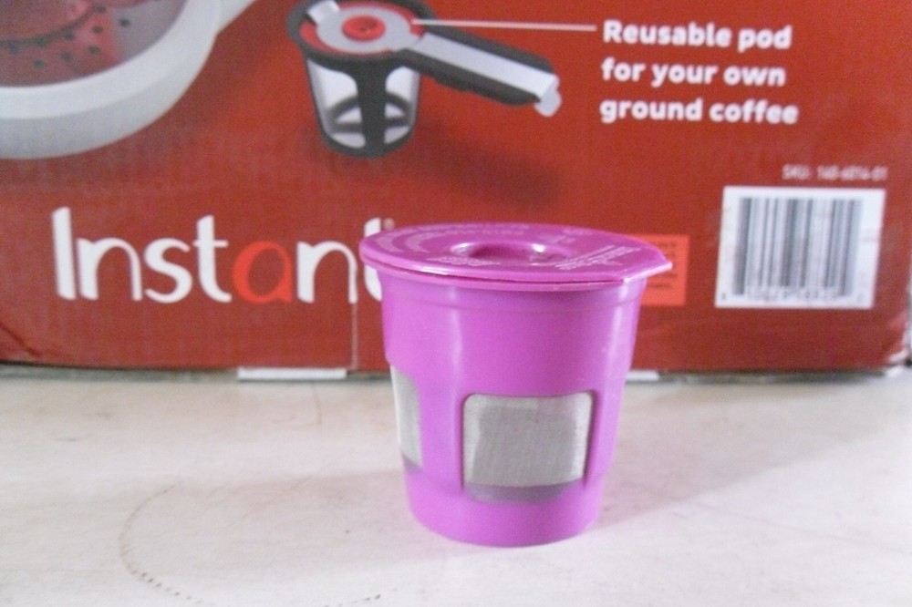 Instant Solo Coffee Maker K-cup or Ground, White