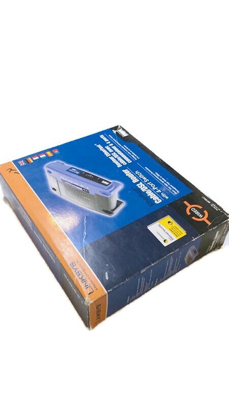 Cisco Linksys EtherFast Cable/DSL Router with 4-Port Switch Model BEFSR41 NIB