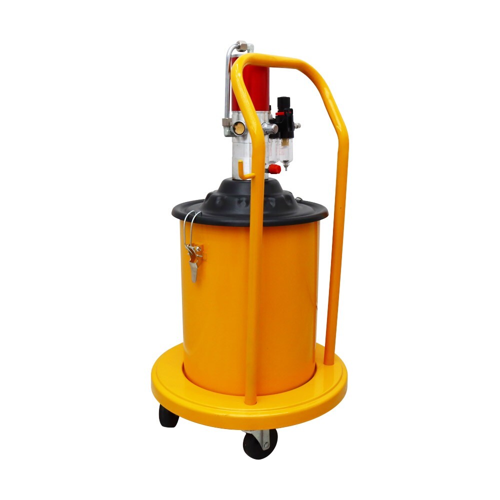 5gal Pneumatic Compressed Grease Injector 20L with Pressure Meter Adjustable