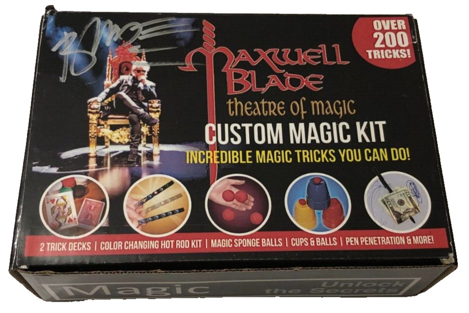 Maxwell Blade Signed Magic Display Box Only