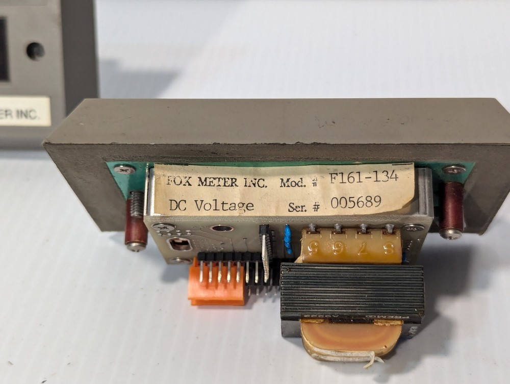 Fox Meter F161-134 DC Panel Meter - Free Shipping