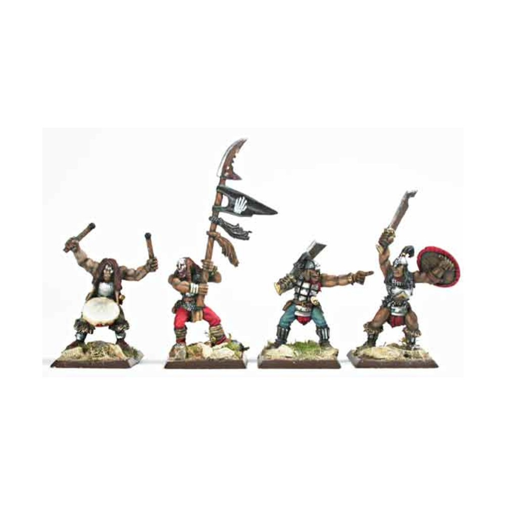 Mirliton Grenadier 25mm Half-Orc Command Pack New