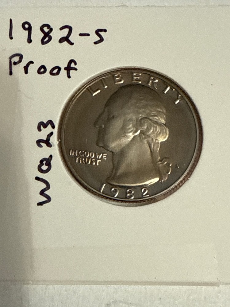 1982 S Proof Washington Quarter