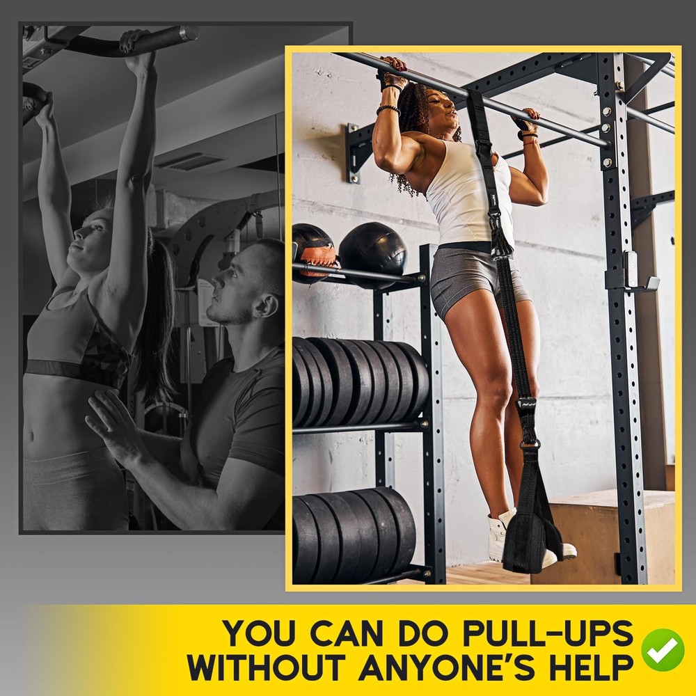HOXWC Pull Up Assistance Bands 225lbs, Heavy Pull Up Bands, Resistance Bands ...