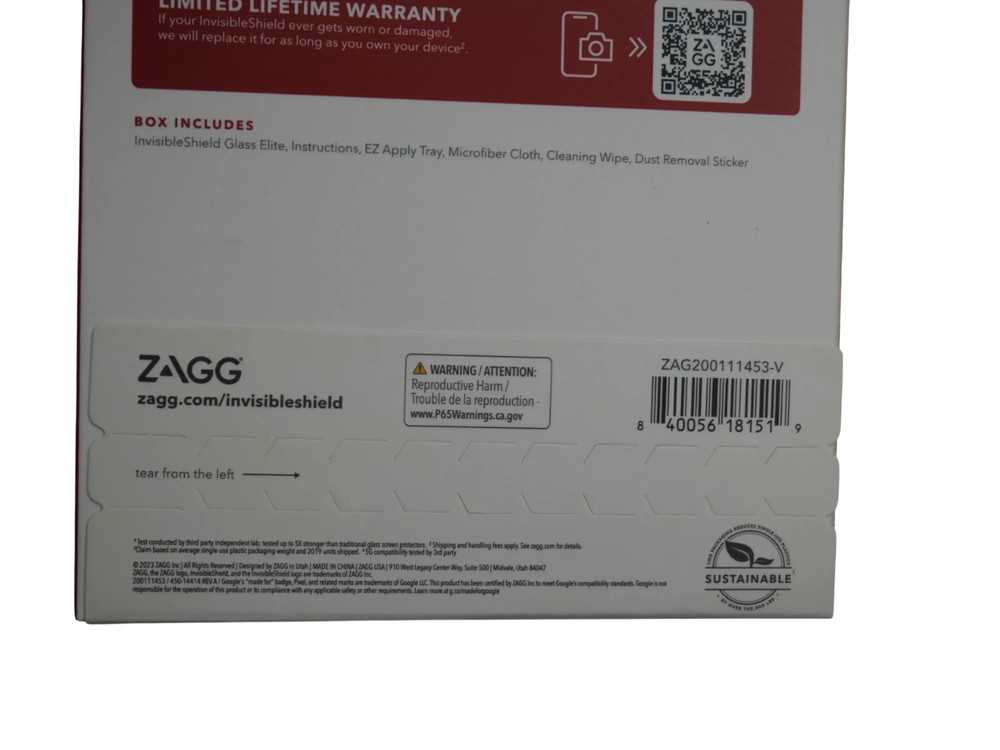 Lot 10 ZAGG Invisible Shield Glass Elite Google Pixel Fold Screen Protector
