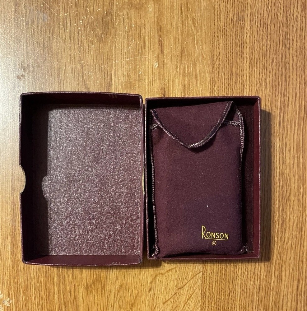 vintage Ronson Mastercase cigarette case and lighter. (untested)