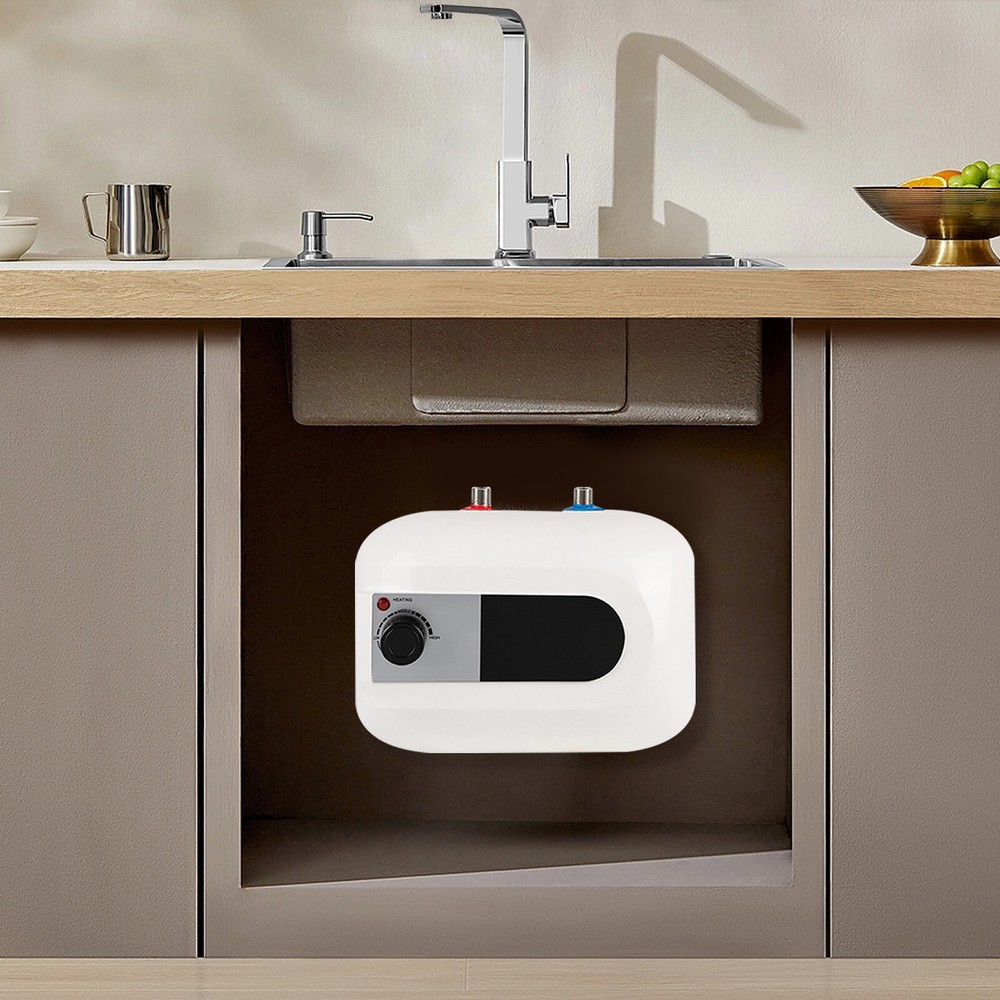 1.6Gal Electric Mini-Tank Water Heater Storage type Hot Water Heater Kitchen RVs