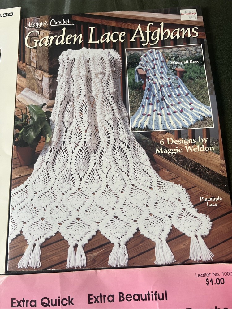 Leisure Arts Absolutely Gorgeous Sentimental Shells Plus 5 Other Afghan Patterns