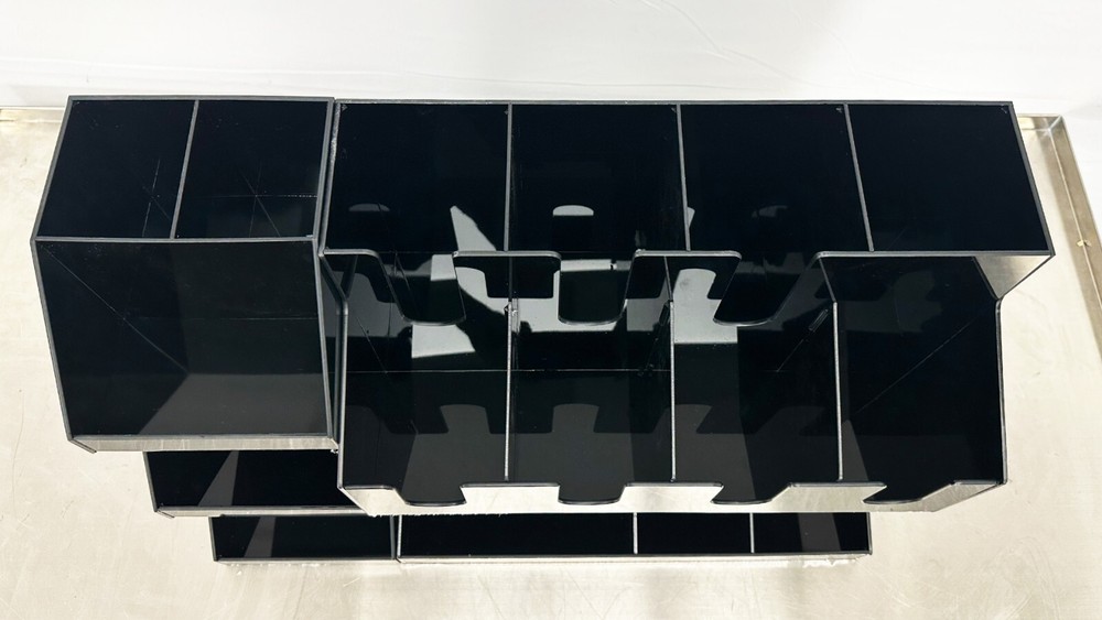 2 Tier Cup Holder Organizer Dispenser Rack With Condiment Station