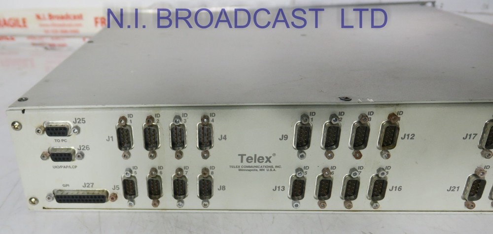 RTS telex Zeus 24channel intercom mainframe (has a fault)
