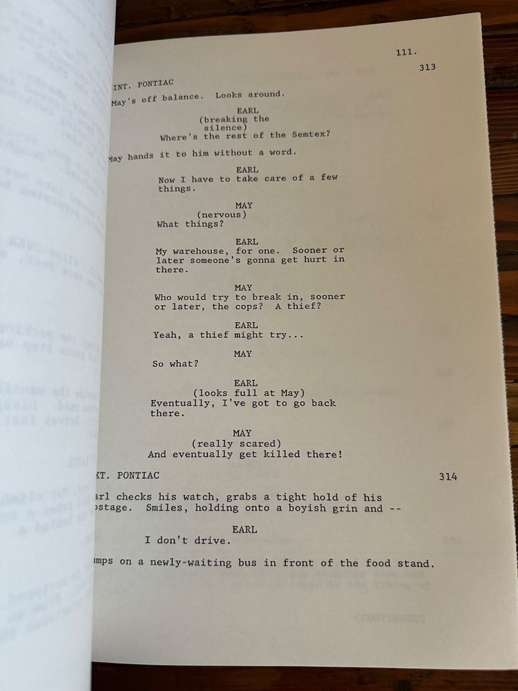 THE SPECIALIST SYLVESTER STALLONE MOVIE ORIGINAL SCREENPLAY SCRIPT