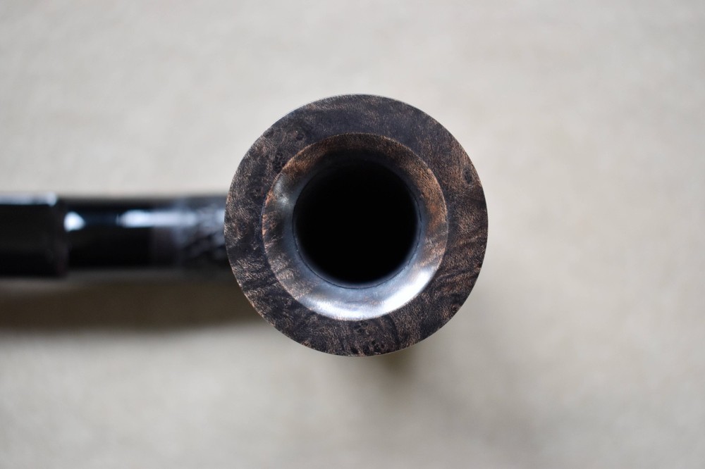 Moretti Pipe Black Rusticated Chimney Freehand