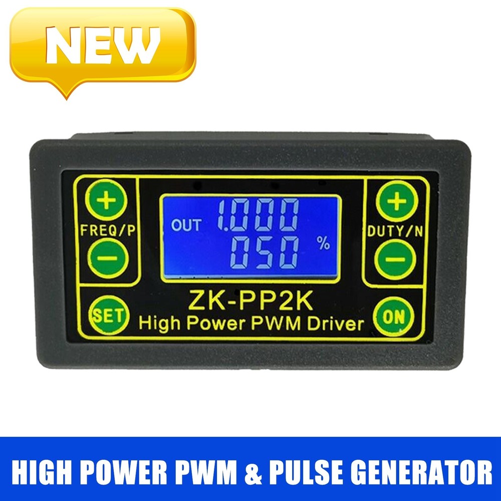 PWM Pulse Generator Frequency Duty Cycle Adjust Motor Speed Controller PP2Kbj