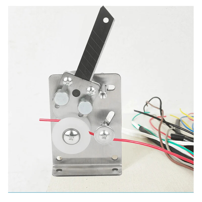 Portable Manual Wire Stripping Peeling Machines Stripper Hand Tool Cable Scrap